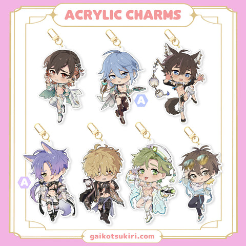 ✧PRE-ORDER✧ Nu: Carnival Holographic Acrylic Charms