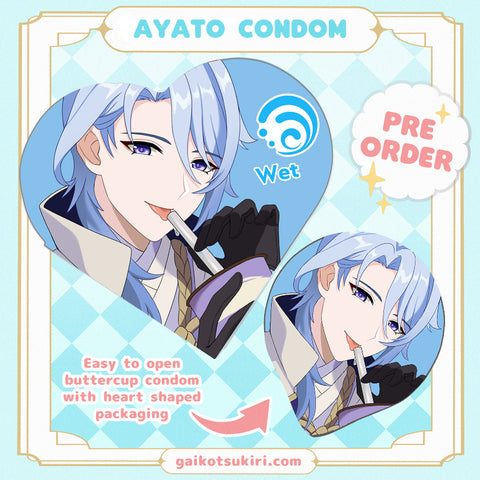 ✧PRE-ORDER✧ Genshin Impact Character Condom - Ayato