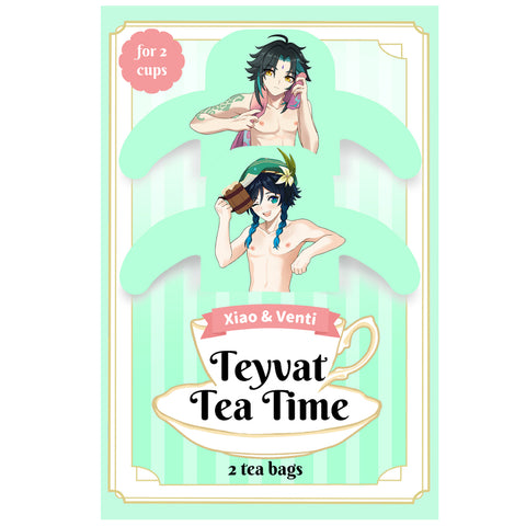 Genshin Impact Character Tea bags - Xiao & Venti